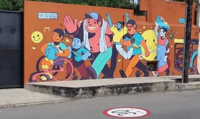 Borran Mural En El Barrio De La Ermita